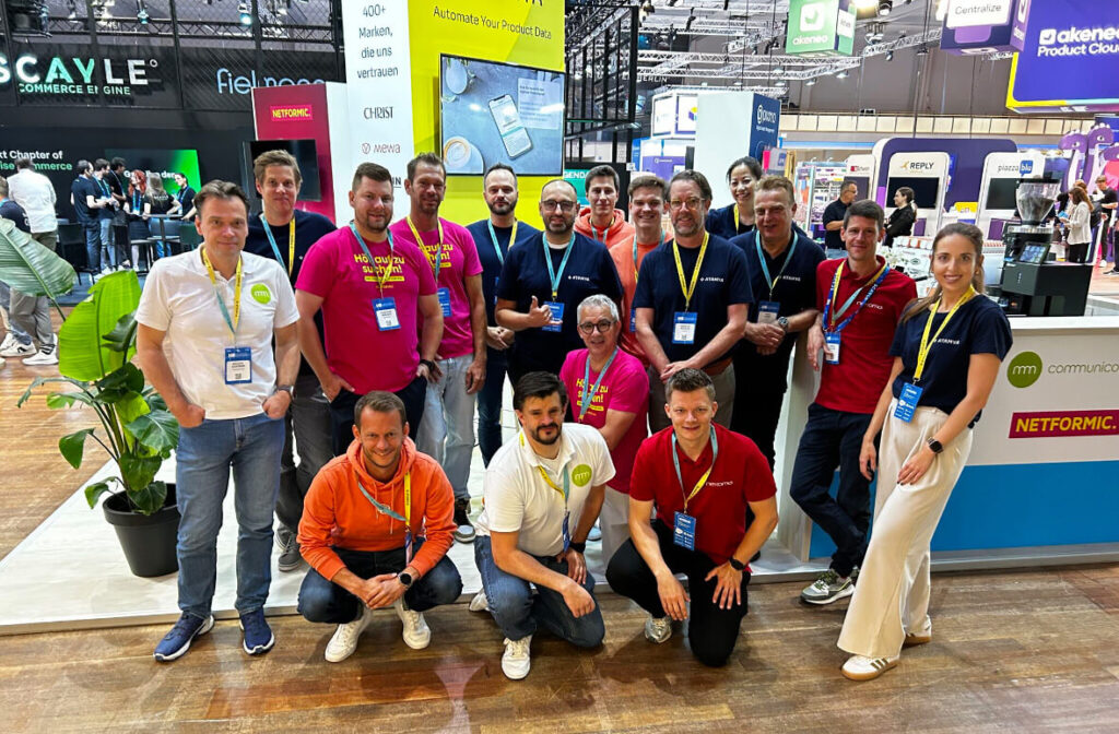 K5 Konferenz 2025 Nachbericht - Gruppenfoto mit ATAMYA, communicode, NETFORMIC, pixx.io und nexoma