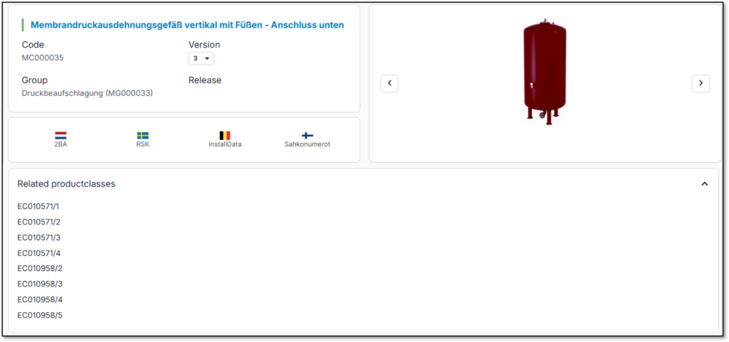 ETIM MC Membrandruckausdehnungsgefäß