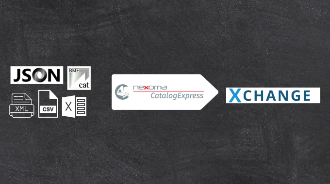 JSON BMEcat XML CSV EXCEL als xChange erstellen