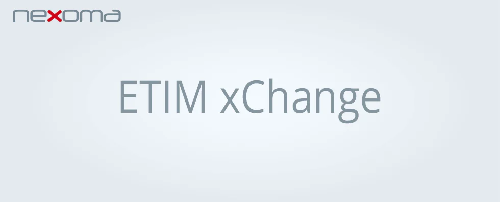 Ein Vorschaubild für den NEXIpedia Erklärbeitrag zum Datenaustauschformat ETIM xChange. Das Bild zeigt den Firmennamen 