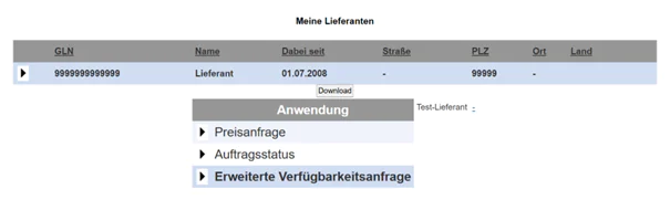 ELGATE Dienste in der Übersicht (Preisanfrage, Auftragsstatus, Erweiterte Verfügbarkeitsanfrage)