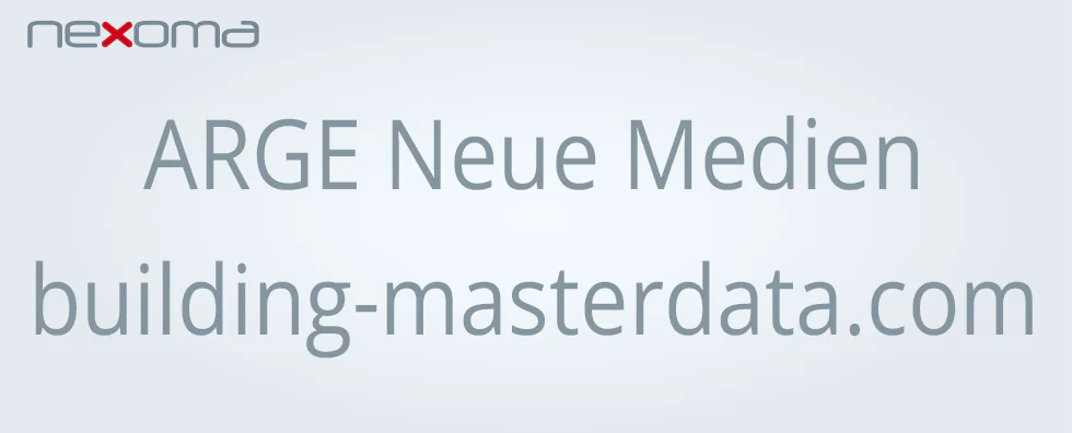 NEXIpedia-Beitragsbild zur ARGE Neue Medien und building-masterdata.com